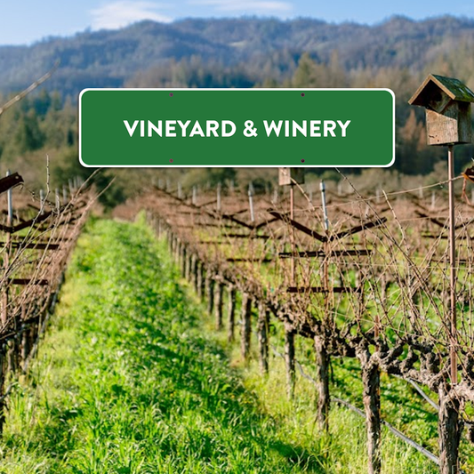 Winery & Vineyard Sign