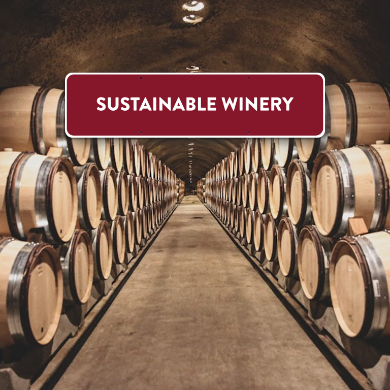 Sustainable Winery Sign